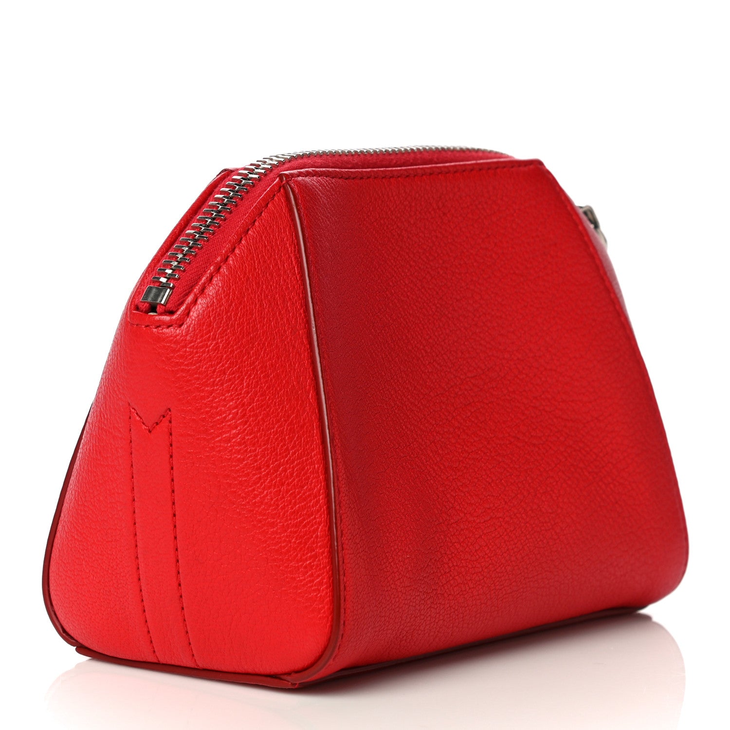 Givenchy Sugar Goatskin Small Antigona Beauty Wristlet Red 4 of 14