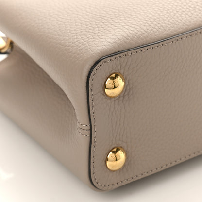 Louis Vuitton Taurillon Capucines BB Galet 7 of 8