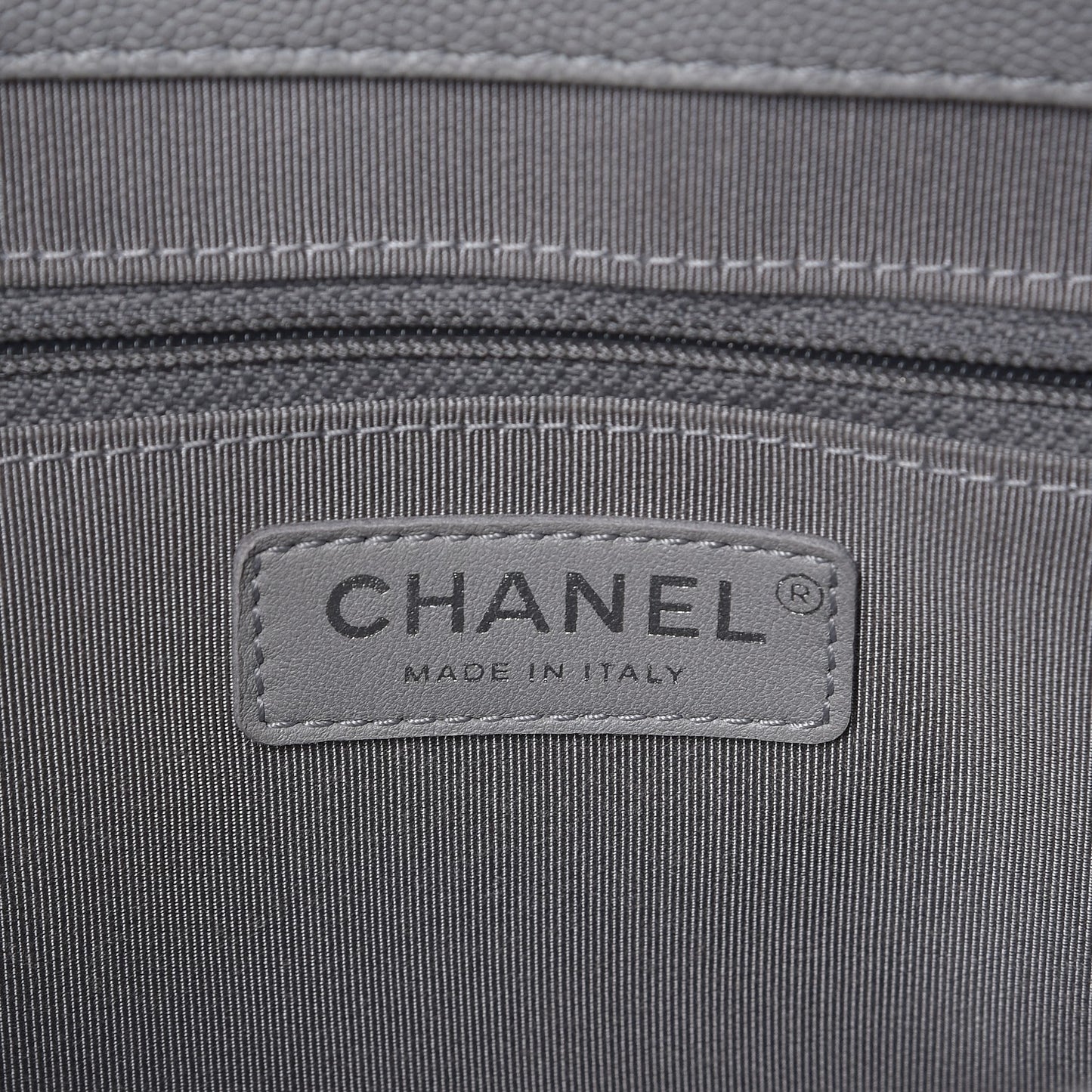 Caviar Quilted Large Urban Companion Top Handle Shopping Tote Grey