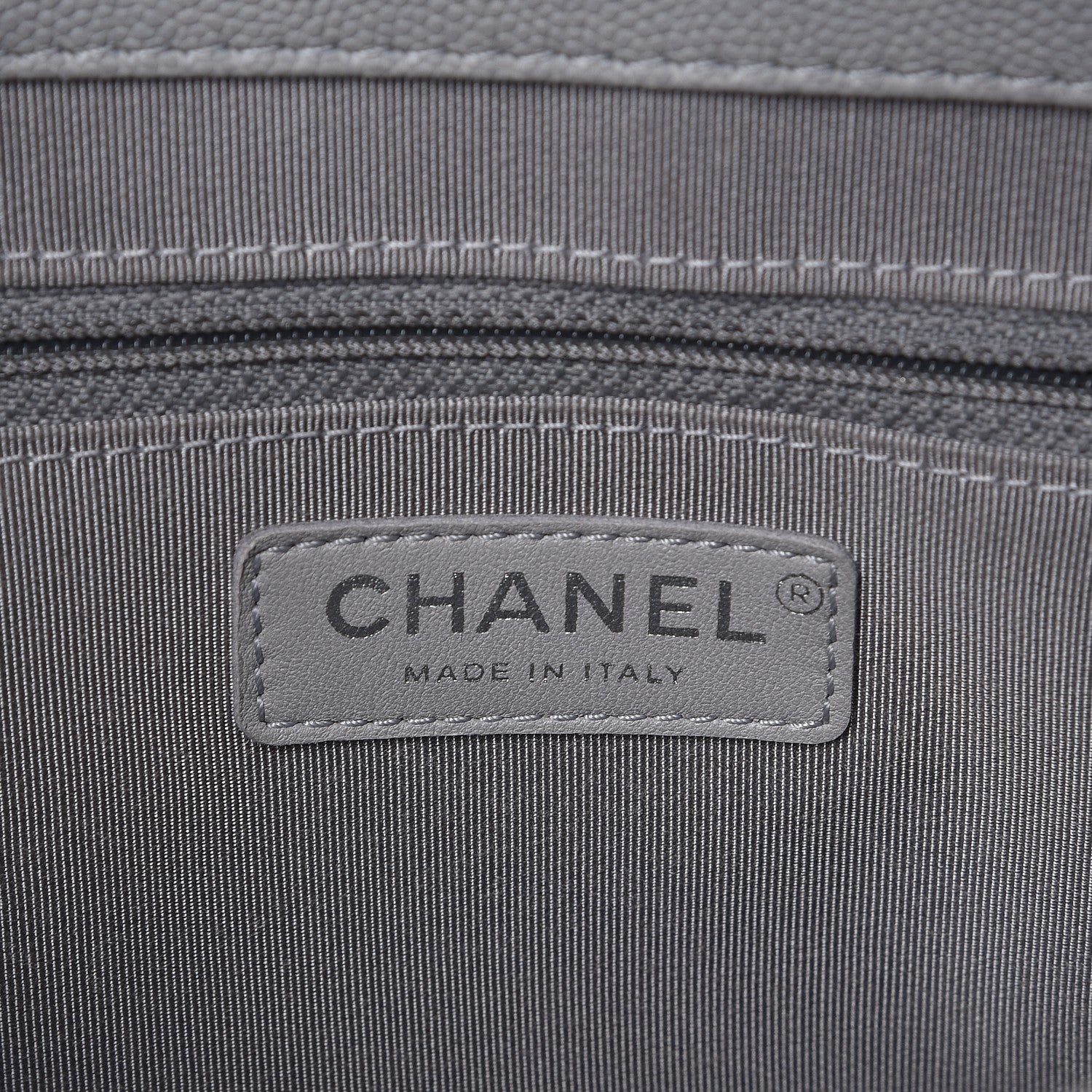 Chanel Caviar Quilted Large Urban Companion Top Handle Shopping Tote Grey 6 of 11