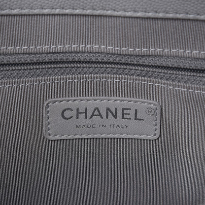 Chanel Caviar Quilted Large Urban Companion Top Handle Shopping Tote Grey 6 of 11