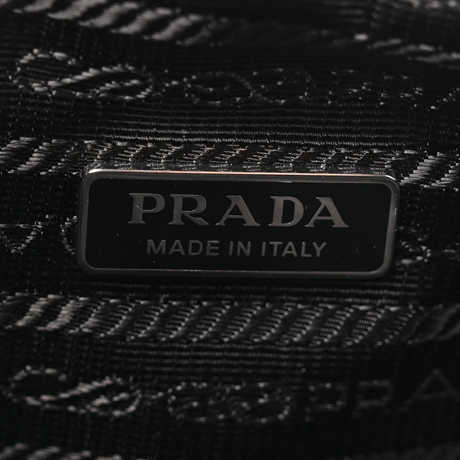 Prada Grace Lux Triangle Shoulder Bag Black 6 of 9