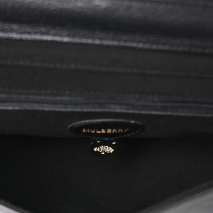 Mulberry Small Classic Grain Calfskin Medium Lily Black 4 of 8