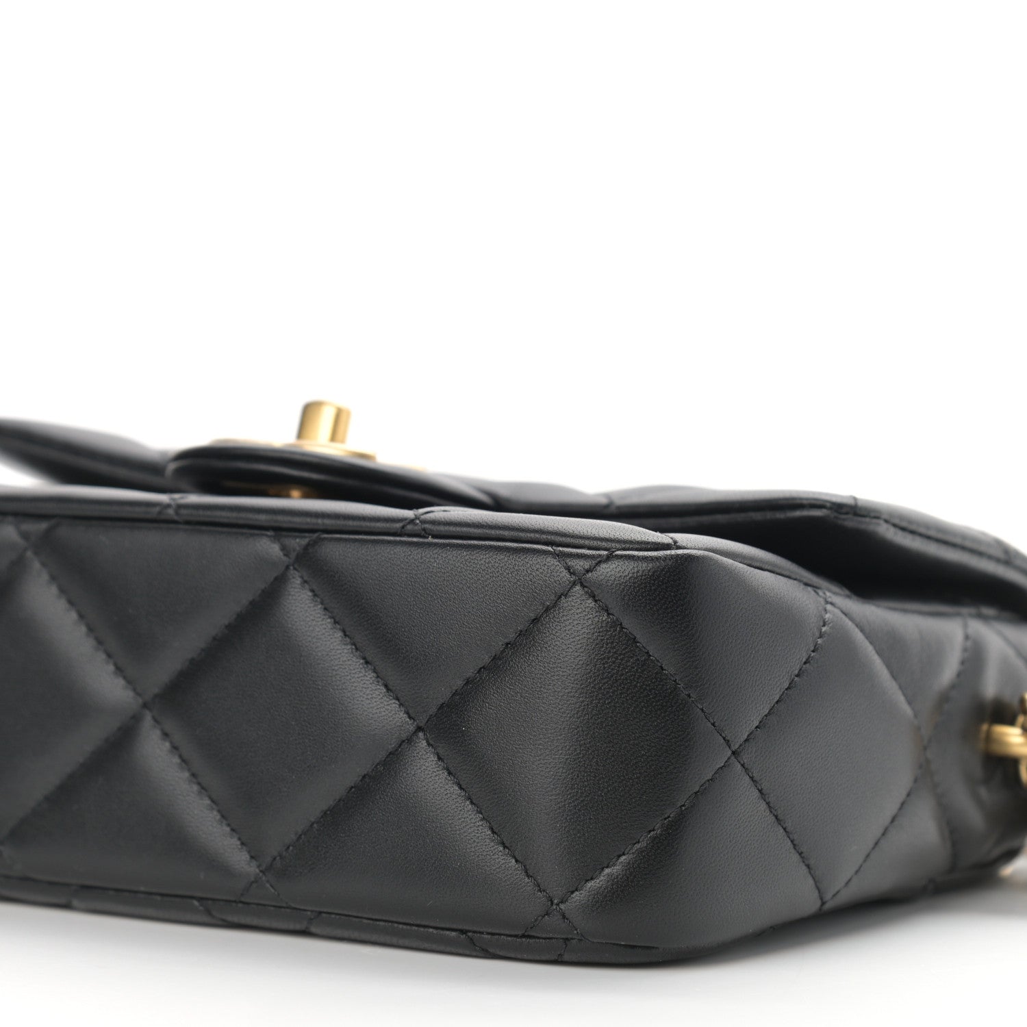 Chanel Lambskin Quilted Mini My Perfect Flap Black 10 of 12