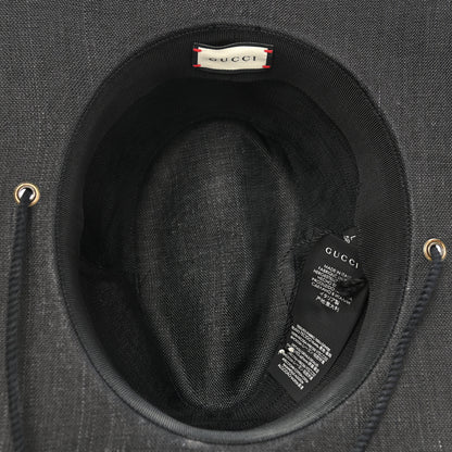 Gucci Canvas Wide Brim Hat L Black 7 of 9