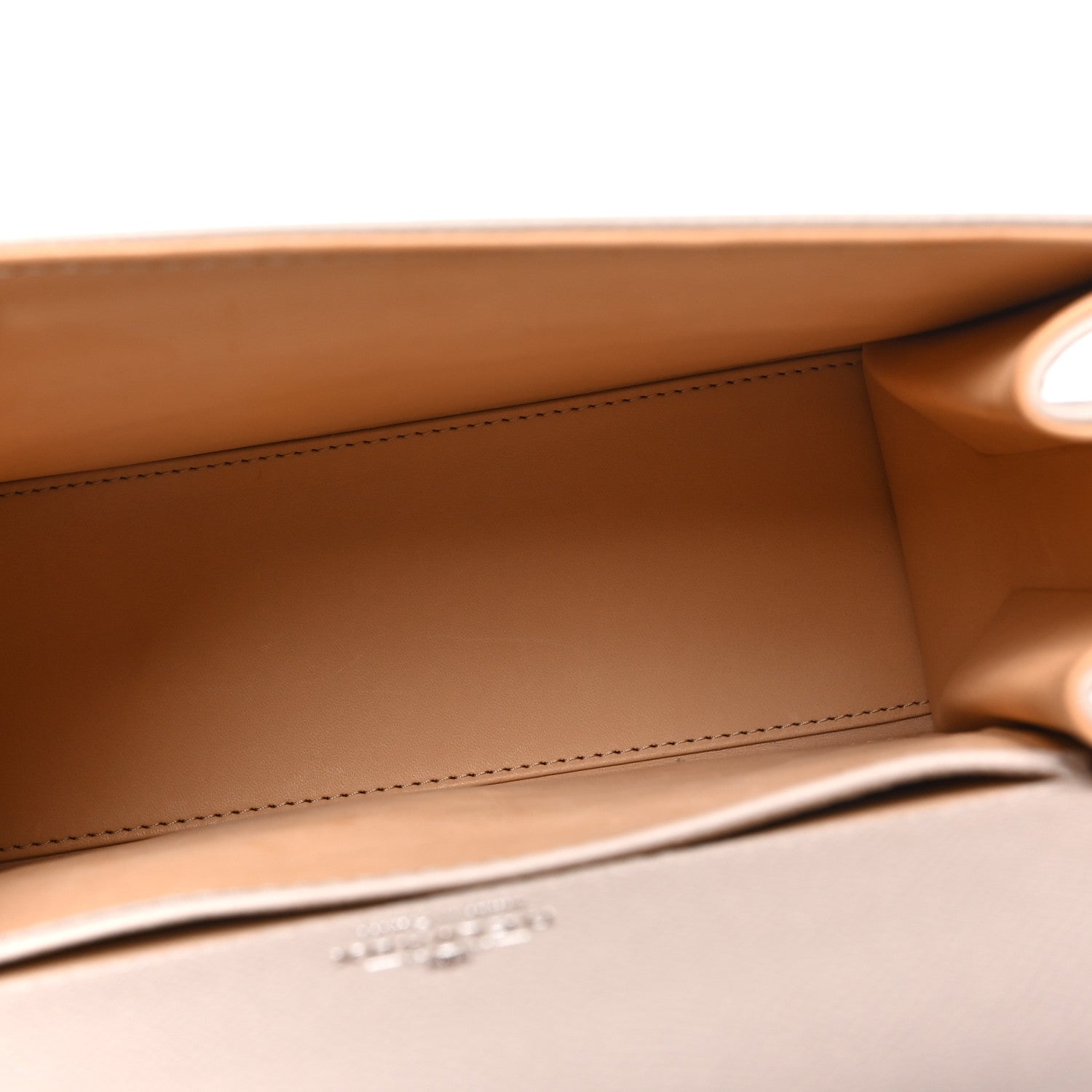 Delvaux Crispy Calfskin Mini Tempete Satchel Griege 5 of 9