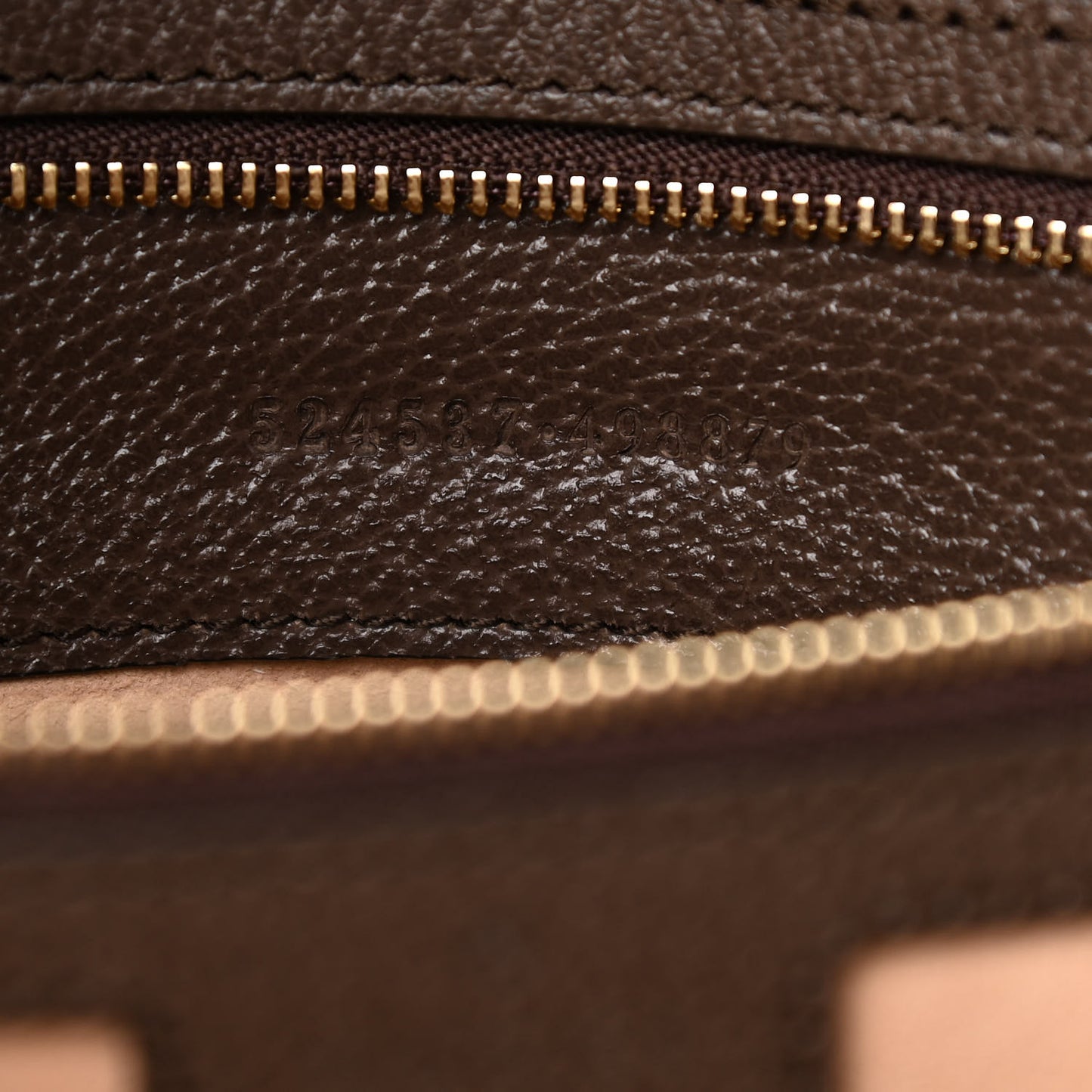 GG Supreme Monogram Web Medium Ophidia Tote Bag Brown