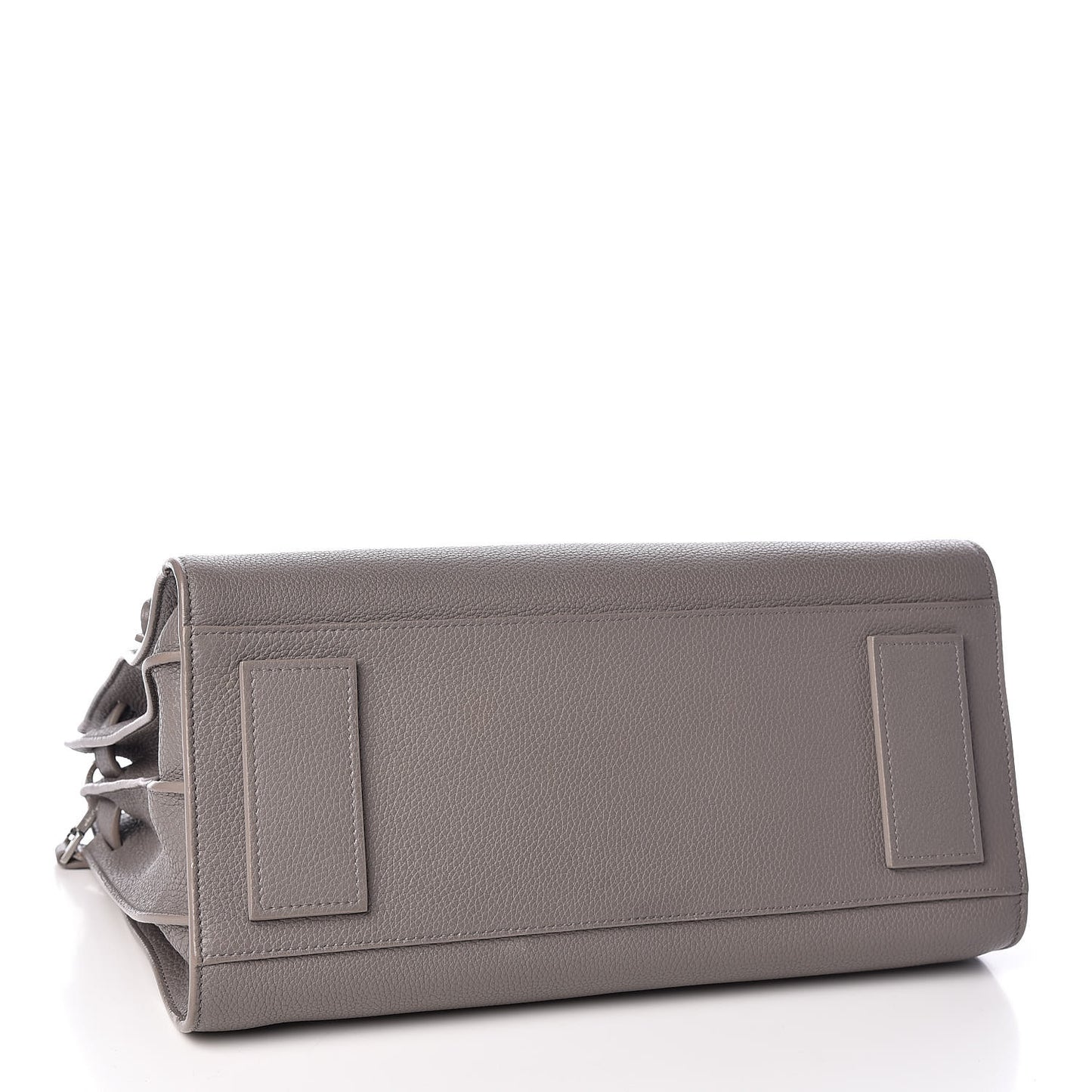 Grained Calfskin Small Supple Sac De Jour Mouse Grey