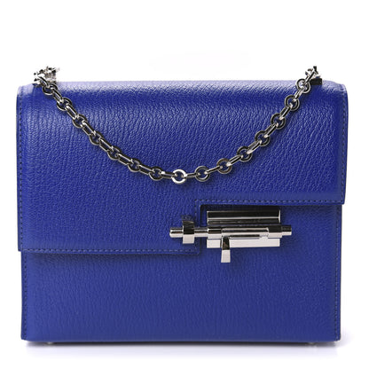 Hermes Chevre Chamkila Mini Verrou Chaine Bag Bleu Electrique 1 of 11
