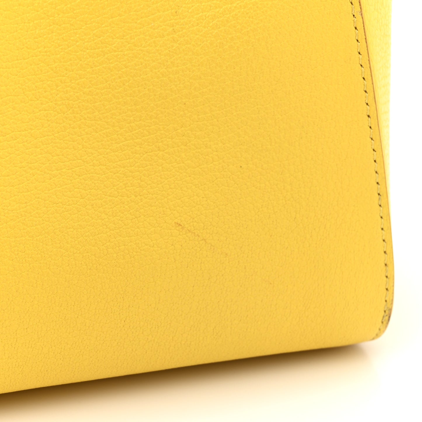 Sugar Goatskin Mini Antigona Yellow