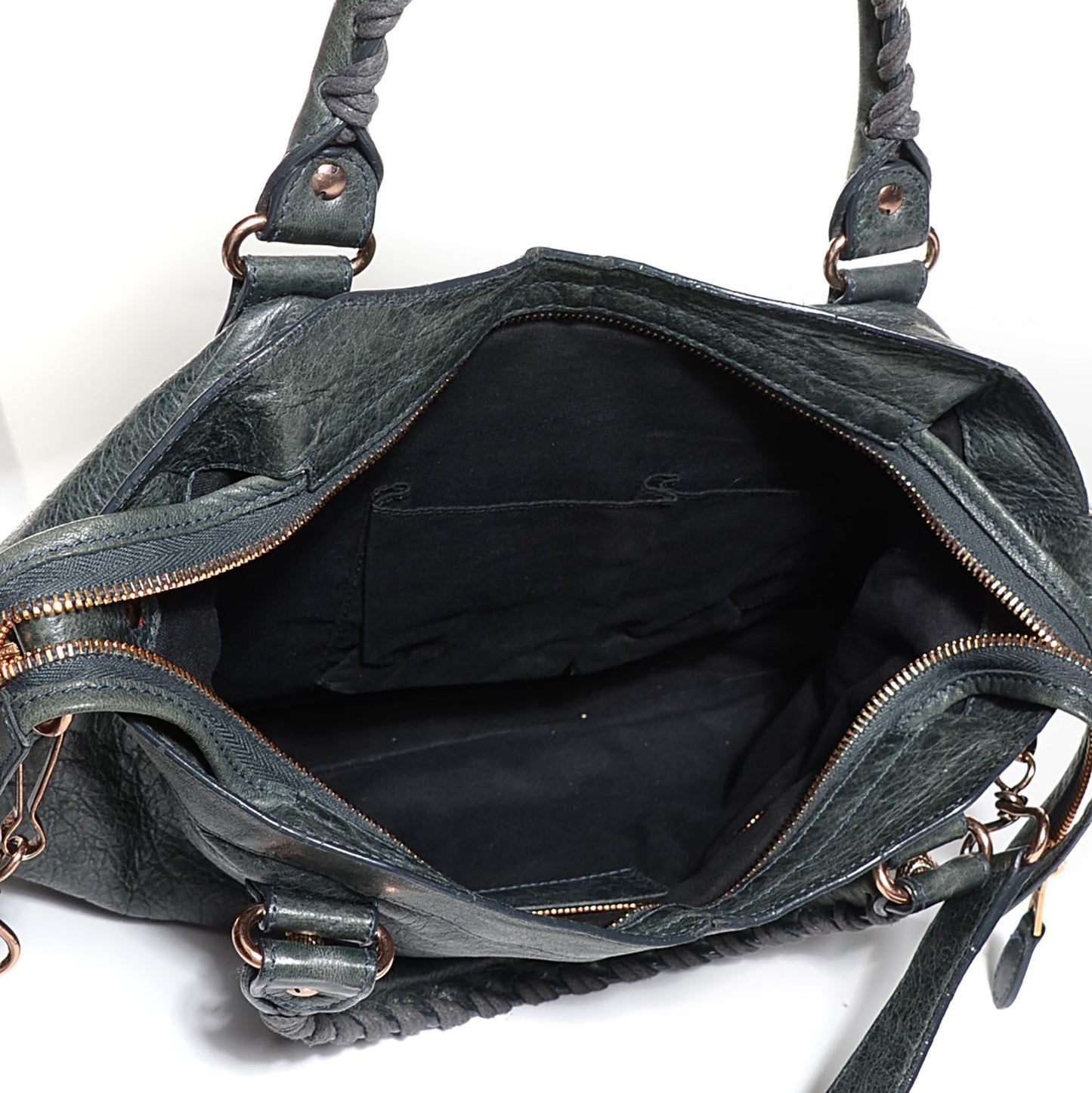 Agneau Giant 12 Rose Gold Hardware Town Anthracite