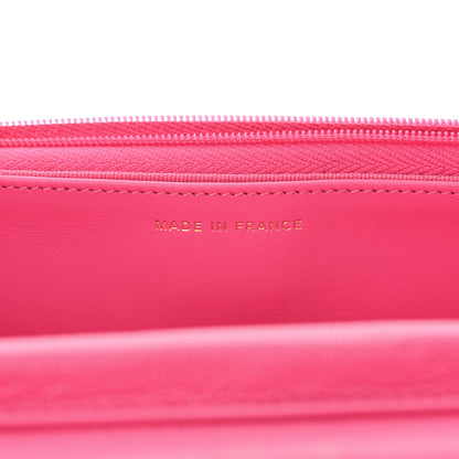 Chanel Caviar Quilted Wallet on Chain WOC Pink 7 of 12