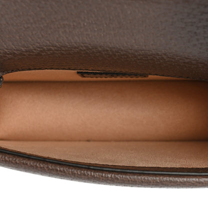Gucci Monogram Jumbo GG Textured Dollar Calfskin Super Mini Dionysus Shoulder Bag Camel Ebony New Acero 5 of 9