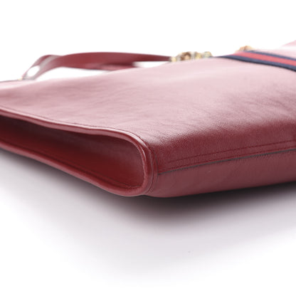 Gucci Calfskin Large Rajah Chain Tote Romantic Cherry 8 of 9