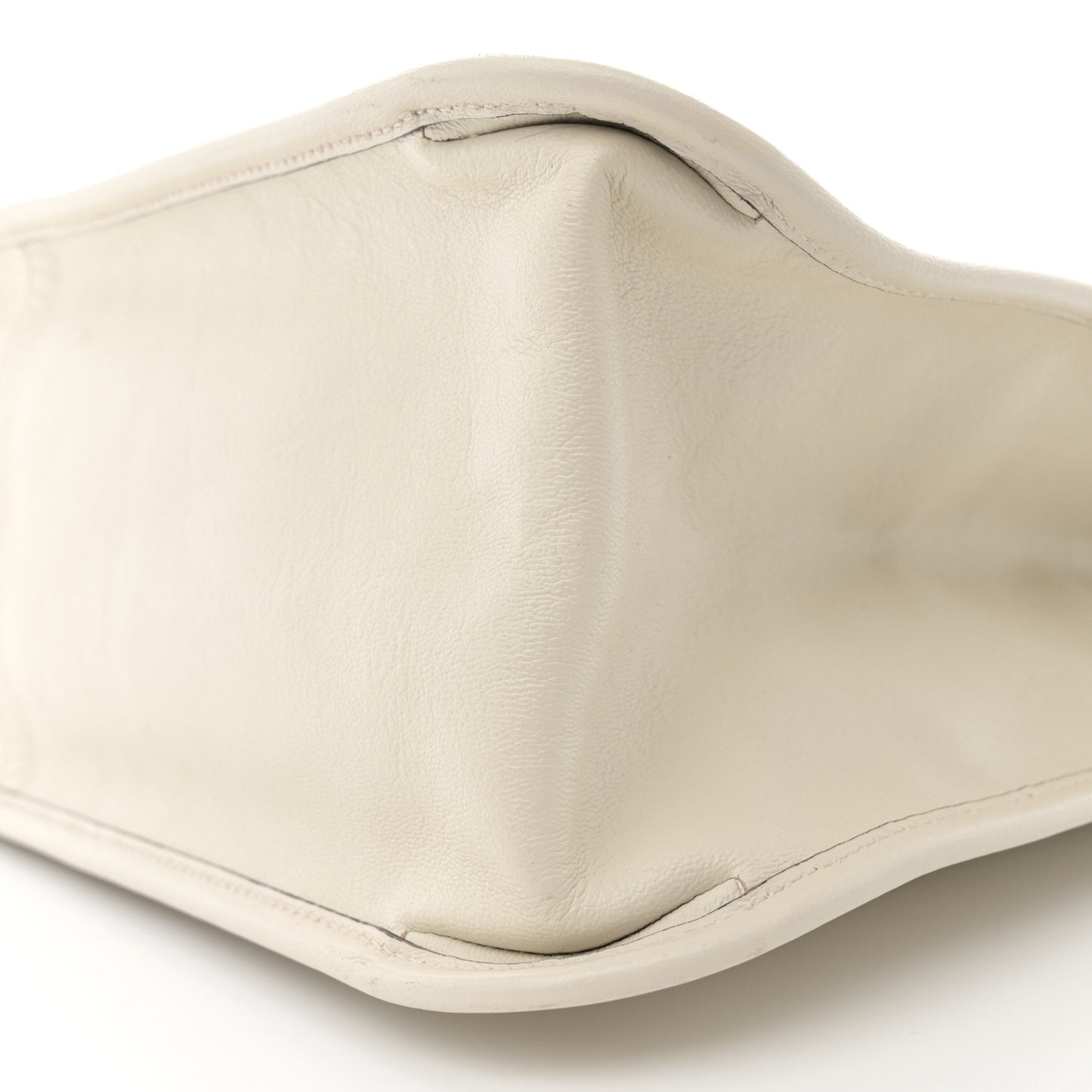 New Sakai Calfskin Lux Large Horsebit 1955 Tote Bag Mystic White