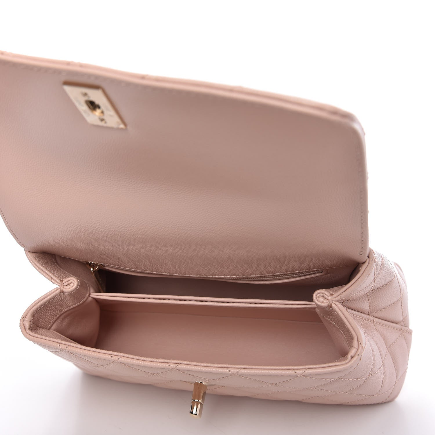 Chanel Caviar Quilted Mini Coco Handle Flap Light Pink 5 of 11