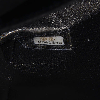 Chanel Tweed Medium Double Flap Pink Black 8 of 10