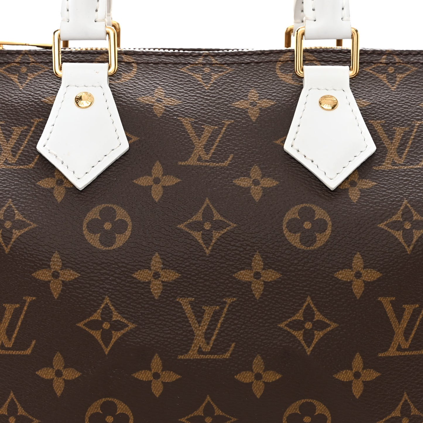 Monogram LV Match Speedy Bandouliere 25 White