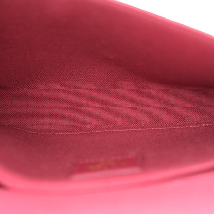 Louis Vuitton Monogram Pochette Felicie Chain Wallet Fuchsia 6 of 12