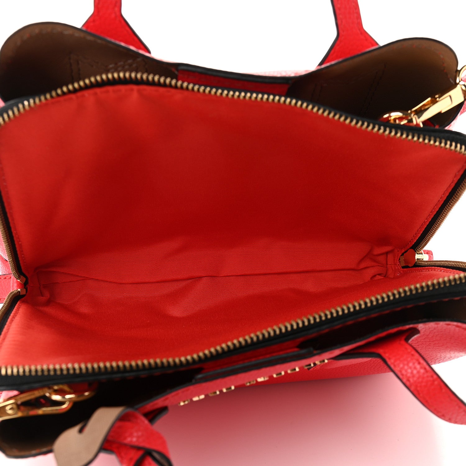Marc Jacobs Pebbled Calfskin Editor Shopping Tote Red 5 of 12