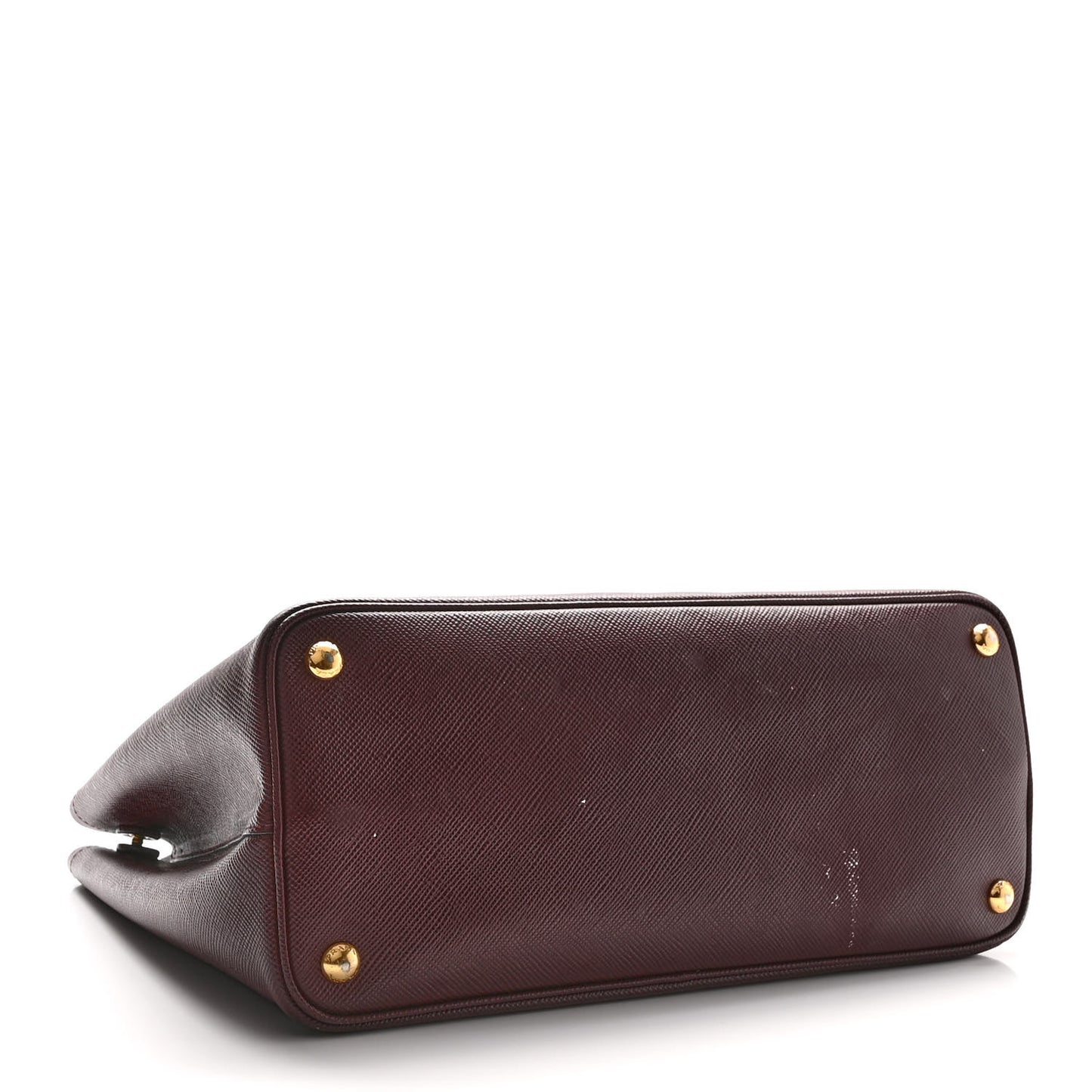 Saffiano Cuir Medium Double Bag Granato Marmo