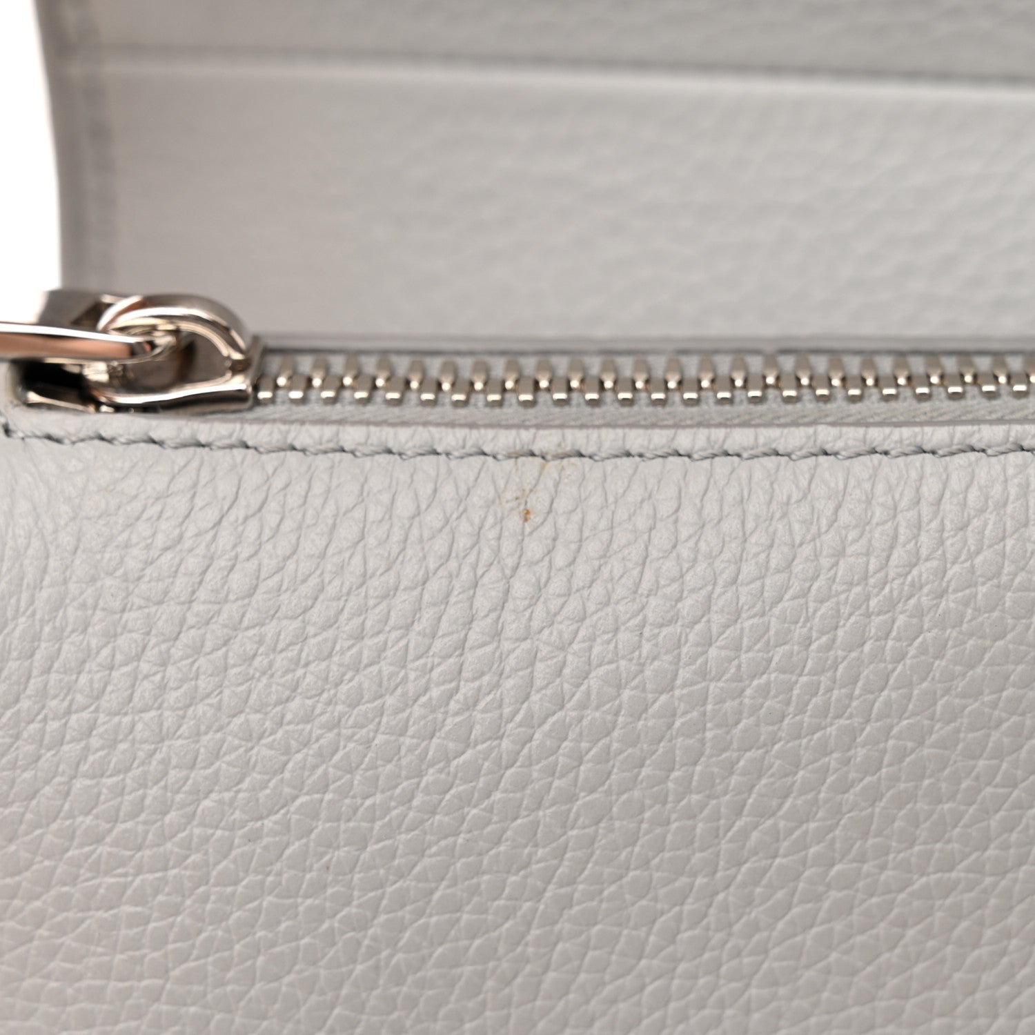 Christian Dior Grained Calfskin Kim Jones Saddle Bag Light Grey 13 of 14