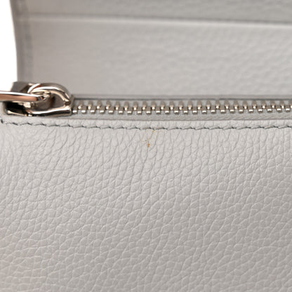 Christian Dior Grained Calfskin Kim Jones Saddle Bag Light Grey 13 of 14