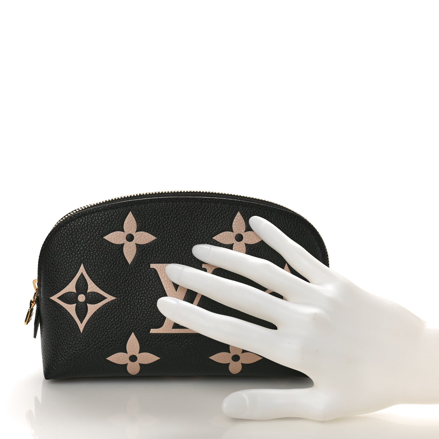 Louis Vuitton Empreinte Monogram Giant Cosmetic Pouch Black Beige 2 of 8