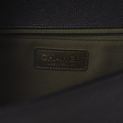 Chanel Caviar Quilted New Medium Boy Flap Black 5 of 11