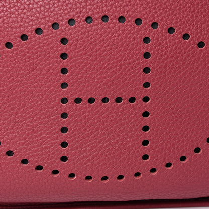 Hermes Taurillon Clemence Evelyne III GM Rubis 8 of 12