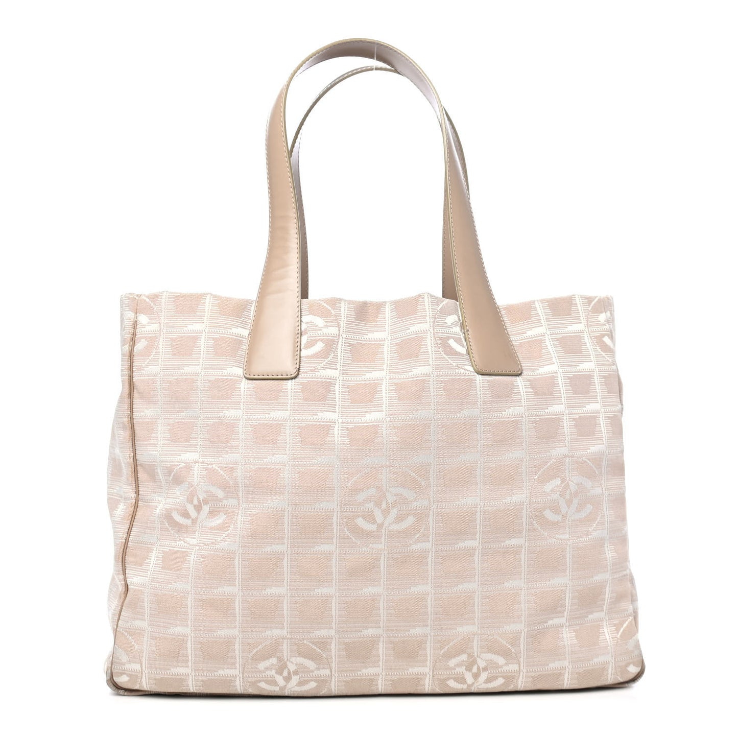 Nylon Medium Travel Tote Beige