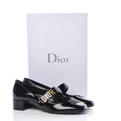 Christian Dior Patent Baby-D Ballet Pumps 37 Black 8 of 8