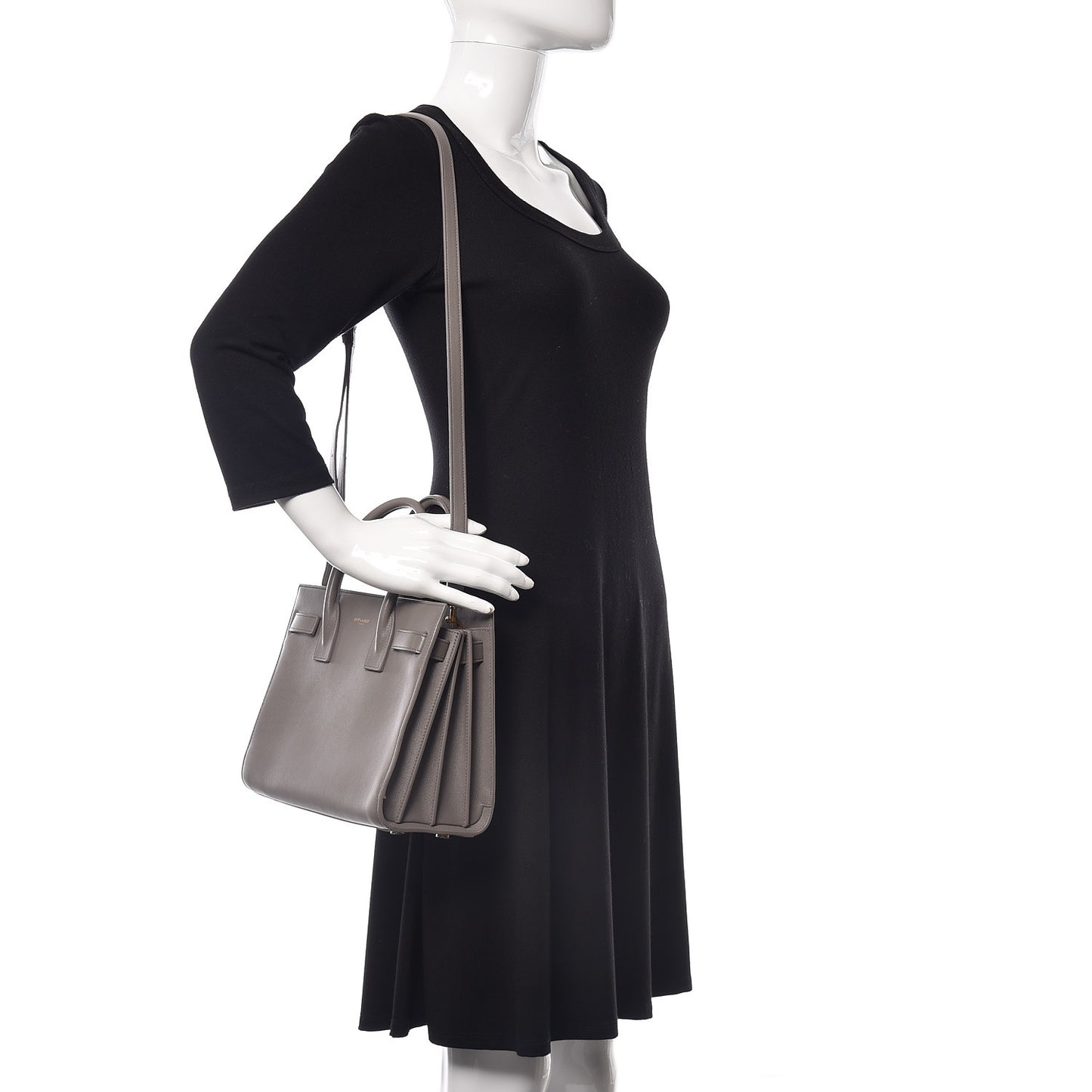 Calfskin Baby Sac de Jour Fog