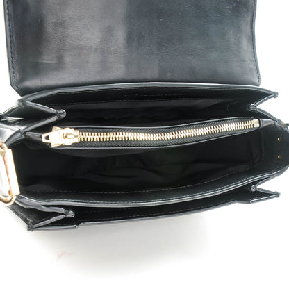 Alexander Wang Alligator Calfskin Embossed Prisma Envelope Crossbody Black 5 of 7