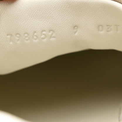 Gucci GG Suede Monogram Web Mens Sneakers 9 Oatmeal Mystic White 9 of 10