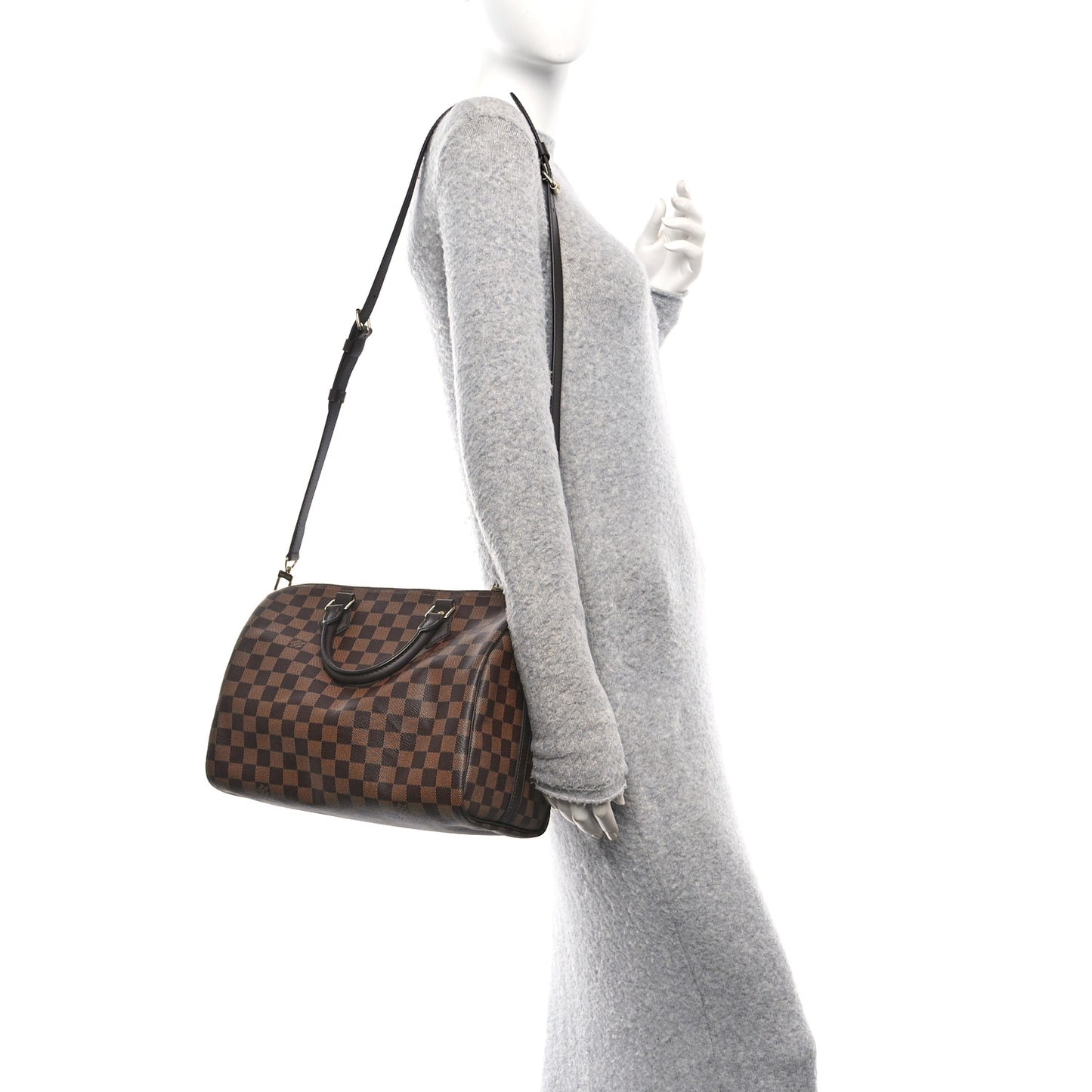 Damier Ebene Speedy Bandouliere 30