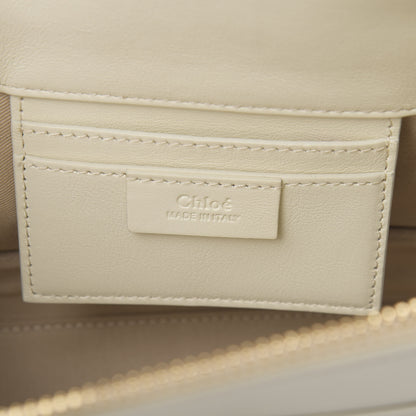 Chloe Calfskin Medium Roy Bag Natural White 6 of 13