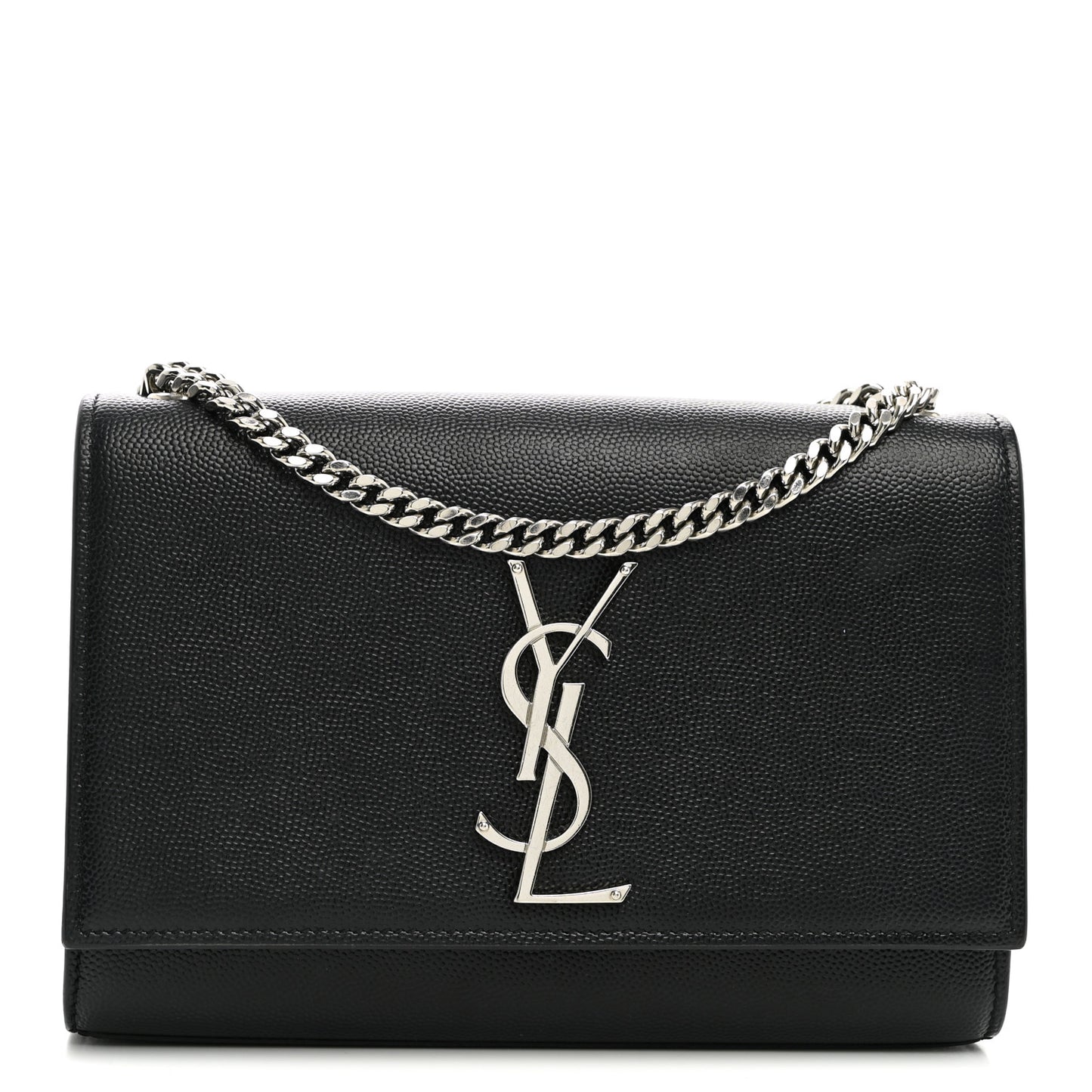 Grain De Poudre Small Monogram Kate Satchel Black