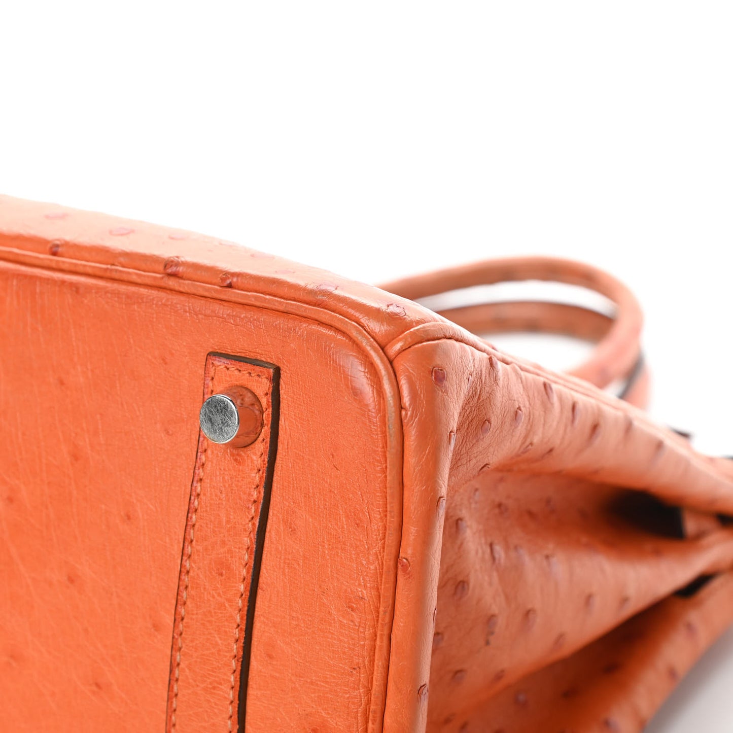 Ostrich Birkin 30 Orange