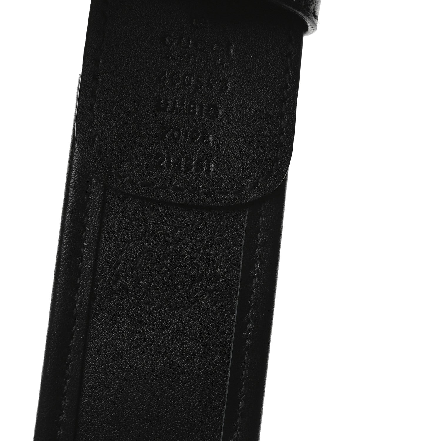 Gucci Calfskin GG Matelasse Marmont 40mm Belt 70 28 Black 3 of 4