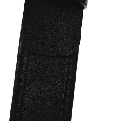 Gucci Calfskin GG Matelasse Marmont 40mm Belt 70 28 Black 3 of 4