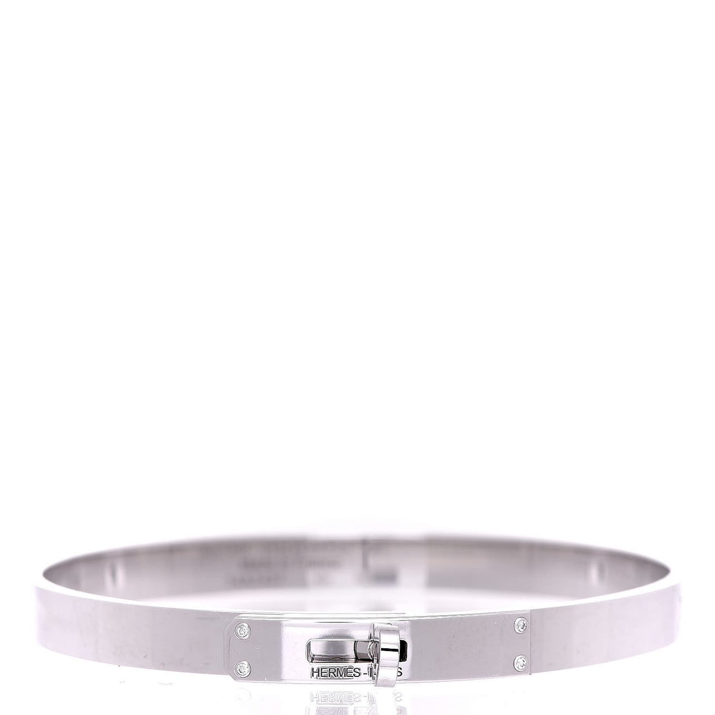 18K White Gold Diamond PM Kelly Bracelet SH