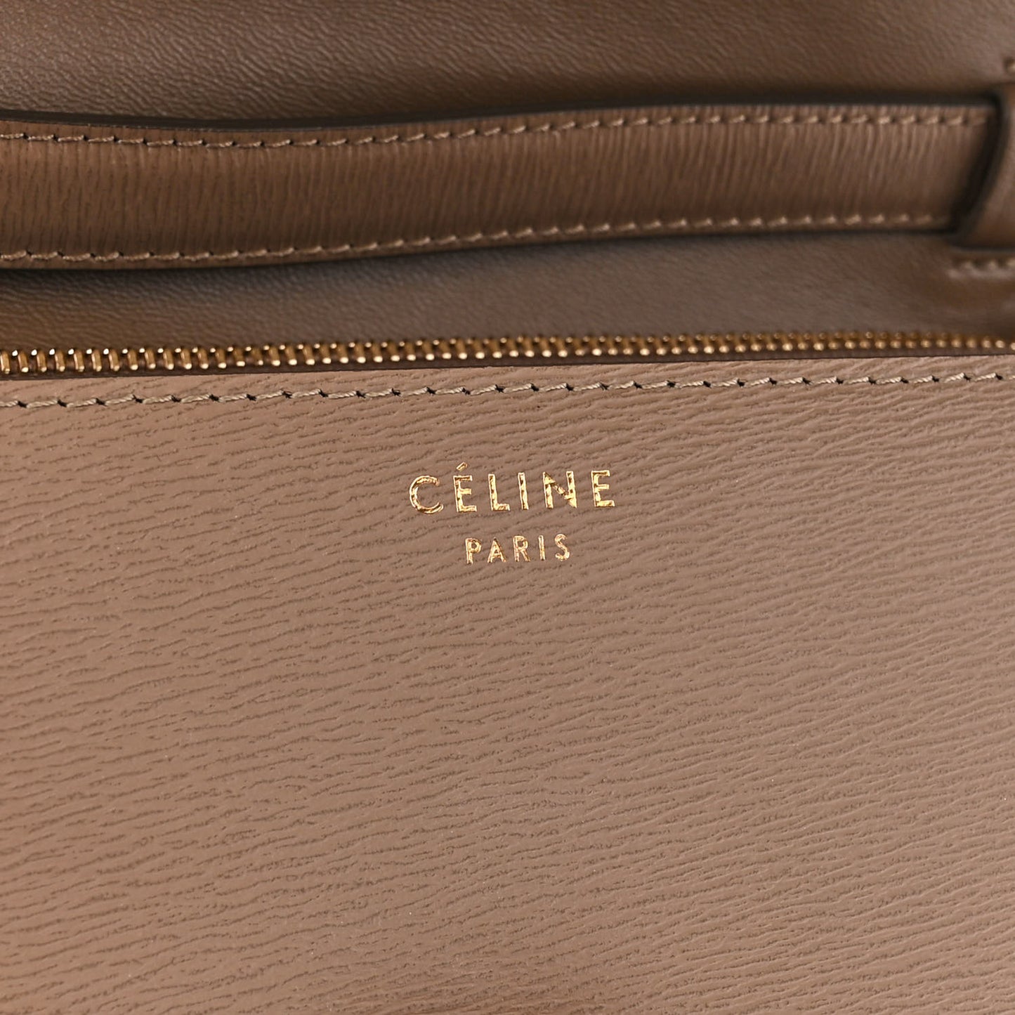 Liege Calfskin Medium Classic Box Flap Bag Taupe