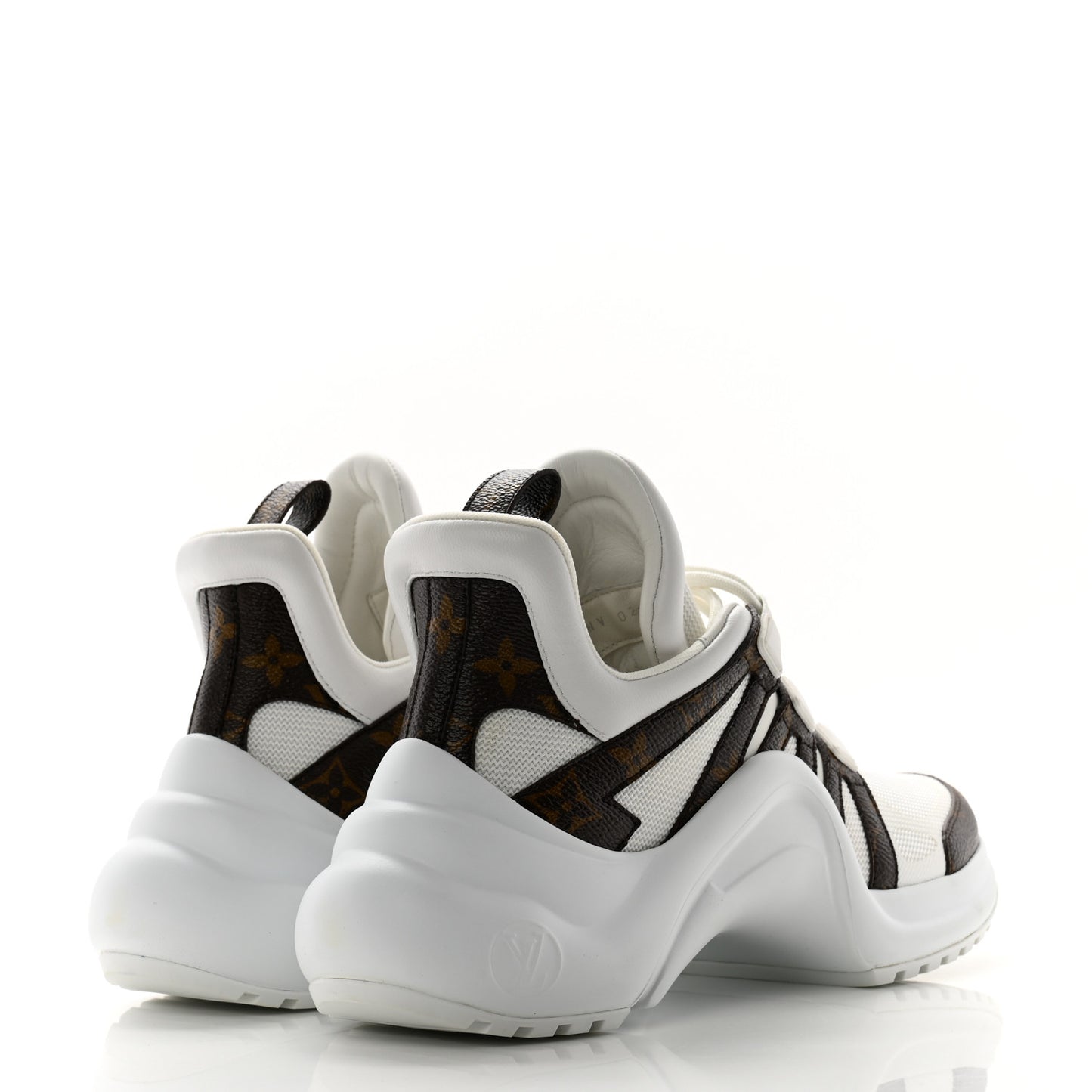Patent Monogram LV Archlight Sneakers 38 White