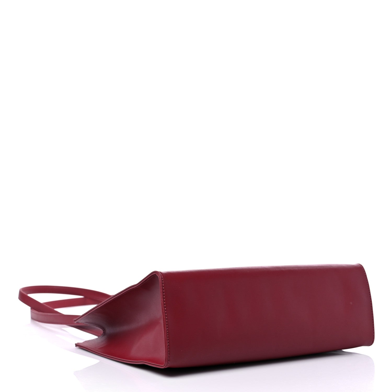 Telfar Vegan Leather Medium Shopping Bag Oxblood 4 of 10