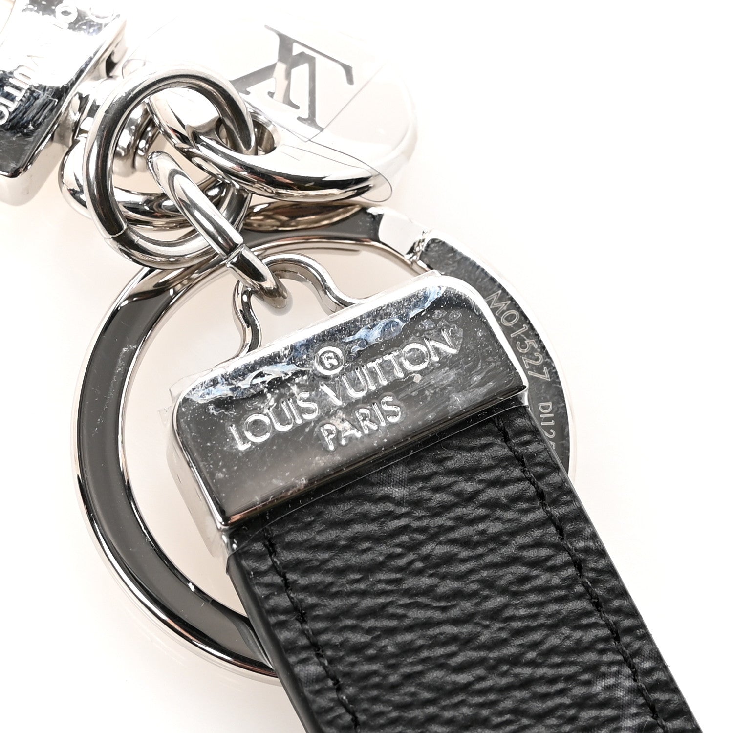 Louis Vuitton Monogram Eclipse Neo LV Club Bag Charm Key Holder Black 3 of 4