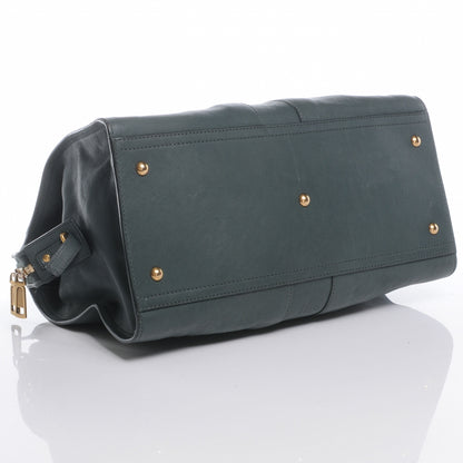 Saint Laurent Leather Medium Cabas Chyc Thyme 4 of 7