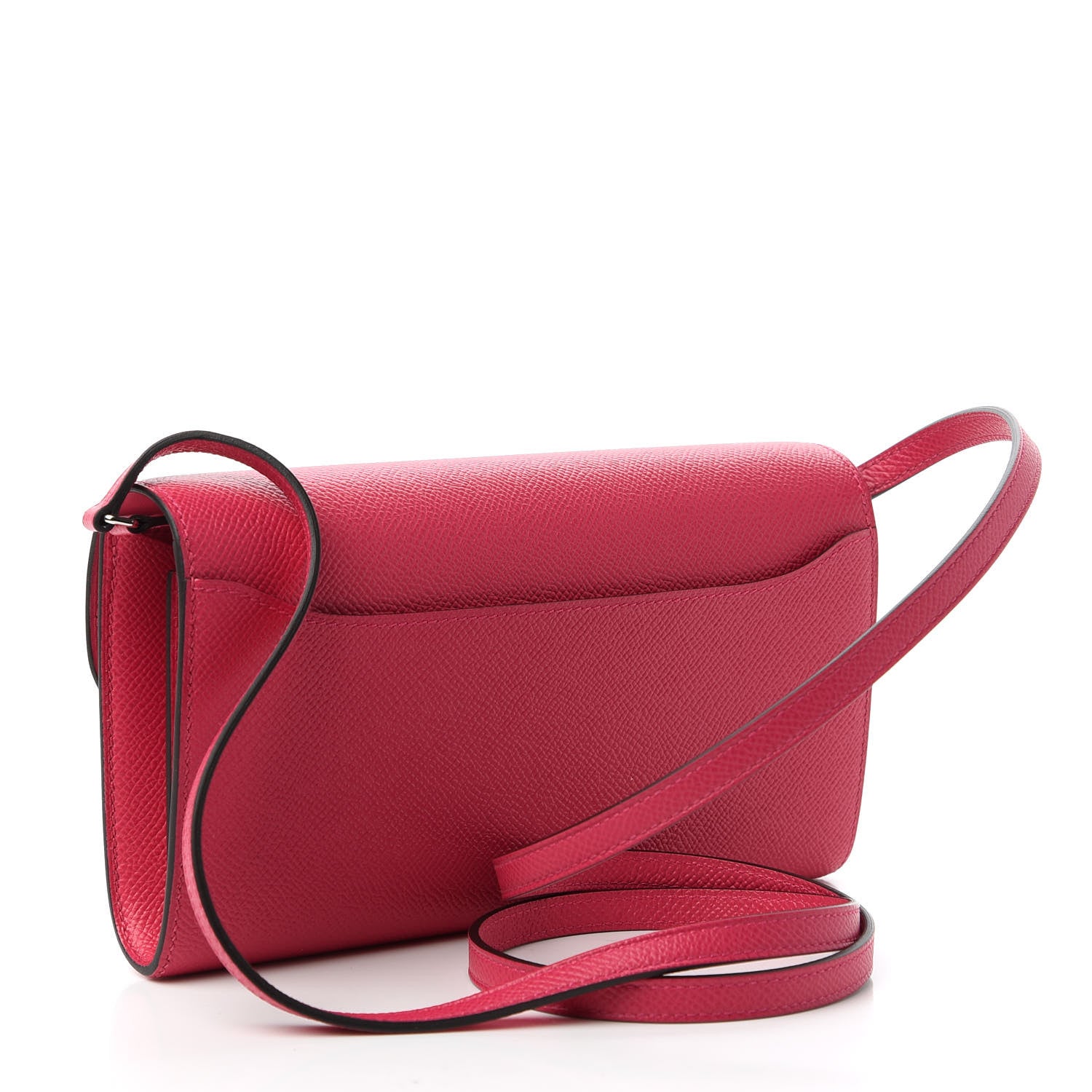 Hermes Epsom Lizard Constance Wallet To Go Rose Mexico 3 of 11