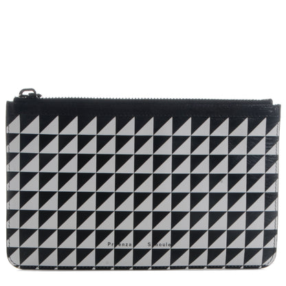 Proenza Schouler Leather Triangle Print Pochette Clutch 1 of 7