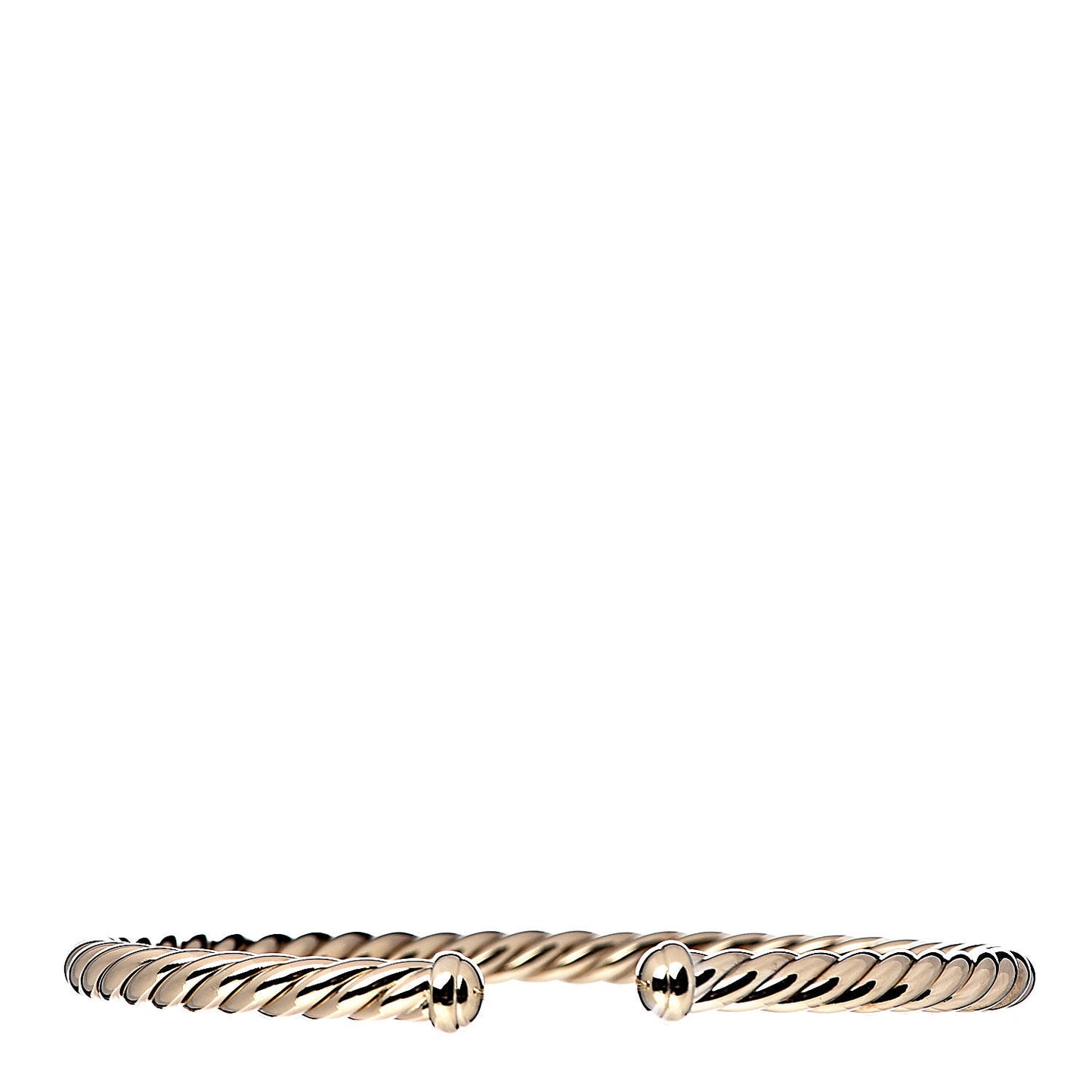 18K Yellow Gold 4mm Cablespira Bracelet